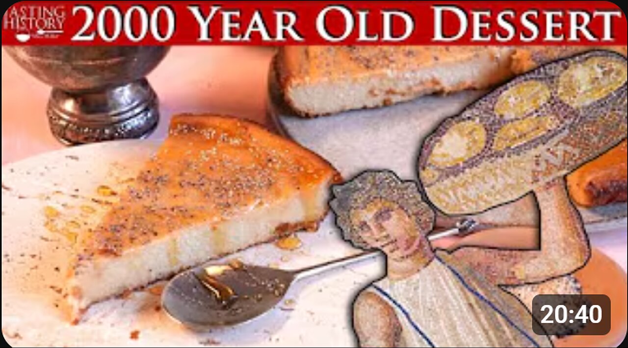 🍰 Ancient Roman Cheesecake?! 🇮🇹 | How to Make Savillum