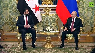 ❗️Vladimir Putin meets with Syria’s Ahmed al-Sharaa in Moscow ~ by RT News