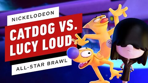 Nickelodeon All-Star Brawl - Catdog vs. Lucy Gameplay