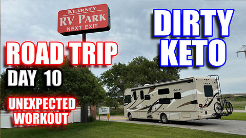 More Lazy Keto on vacation and an unexpected workout bike trail Kearney Nebraska - Road Trip Day 10