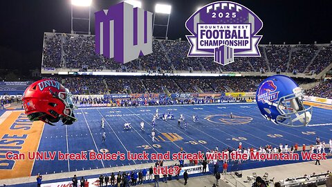 The Mountain West championship is UNLV visiting Boise State yet again