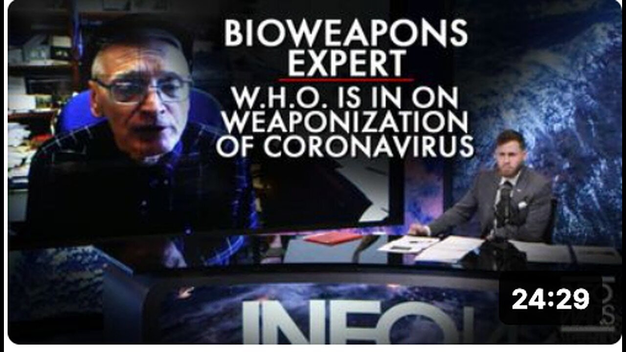 "W.H.O. Allegedly Involved in Coronavirus Bioweapon Creation, Claims Bioweapons Expert"