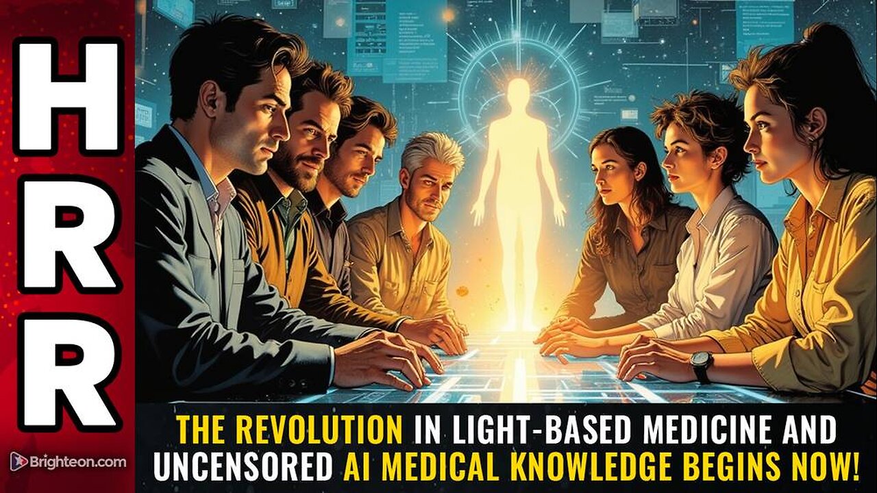 The revolution in light-based medicine and uncensored AI medical knowledge BEGINS NOW!