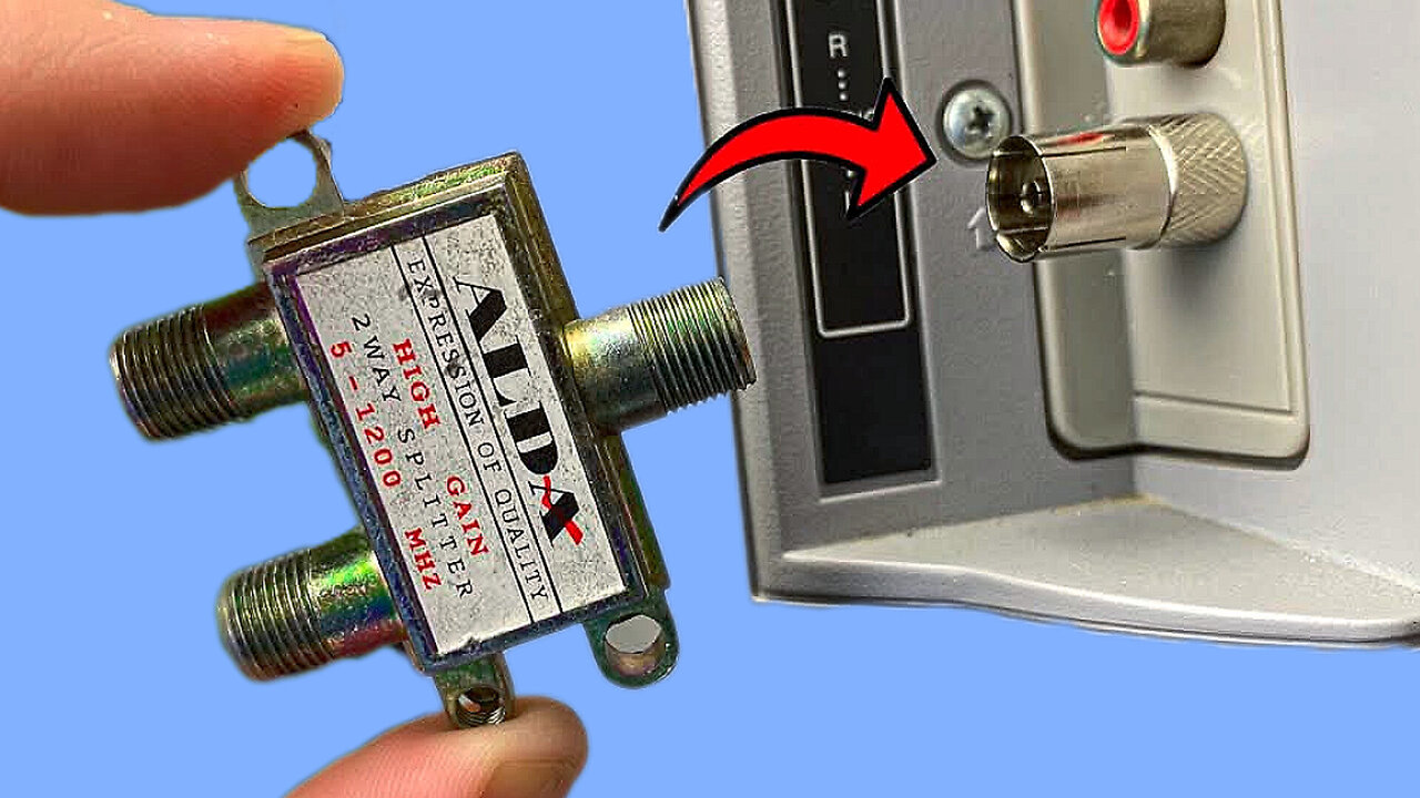 How to make antenna for channels DTV HD TNT