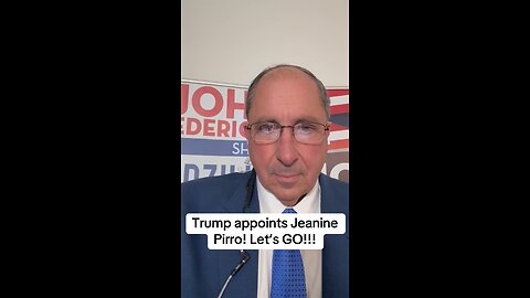 Trump appoints Jeanine Pirro. She's going to be great!