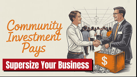 The Secret Trick to Make Your Business Stand Out...Contribution: Invest In Your Community
