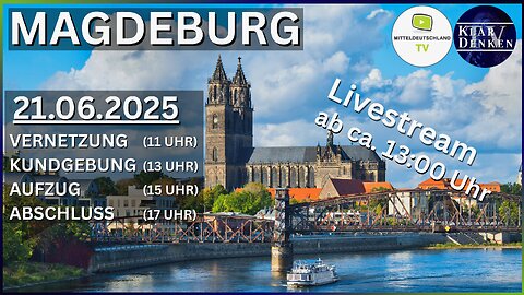 Kundgebung Magdeburg 21. Juni 2025 l Kundgebung 13:00 Uhr