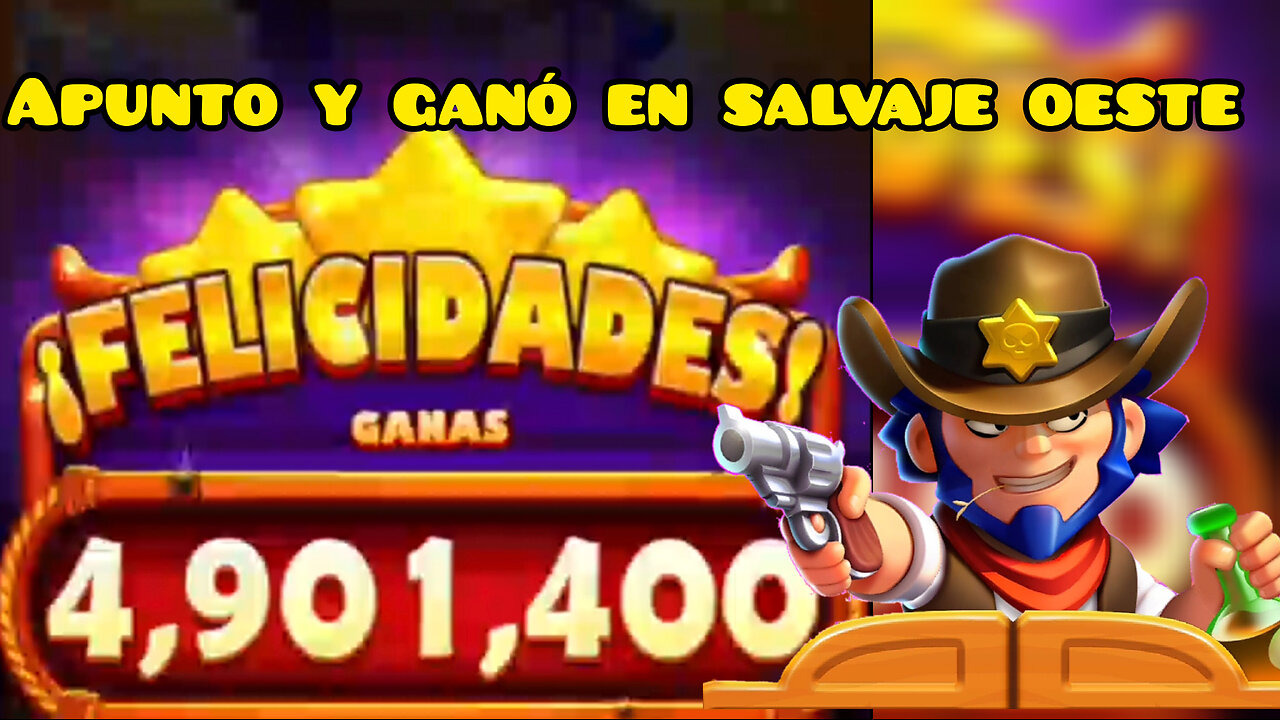 Ganó 490💰en Slot Salvaje Oeste de Dominó Vamos.