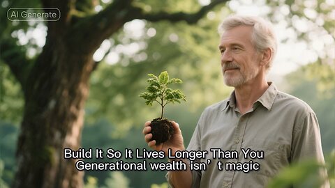 Build it so it last longer than you