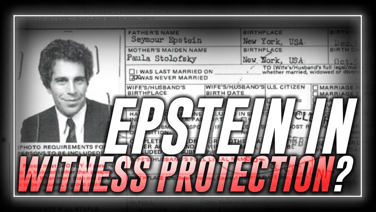 EXCLUSIVE: Did The Deep State Stage Jeffrey Epstein's Death To Put Him In A Secret Witness Protection Program?