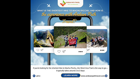 ✨ Short Inca Trail to Machu Picchu - Unforgettable Adventure with Andean Path Travel!