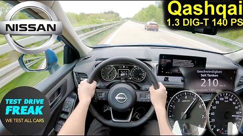 2025 Nissan Qashqai 1.3 DIG-T 140 PS | Autobahn Topspeed POV Drive No Speed Limit
