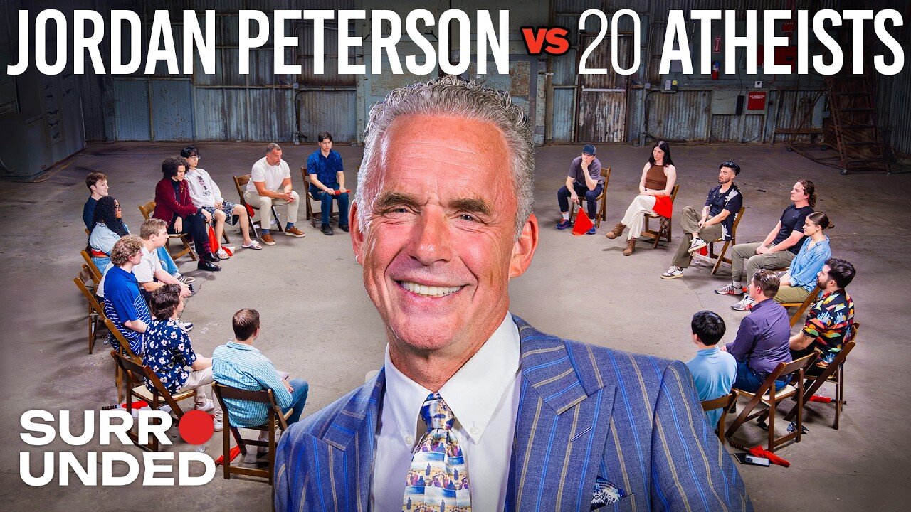 1 Christian vs 20 Atheists (ft. Jordan Peterson) Surrounded