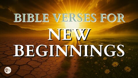 Powerful Bible Verses for New Beginnings | Peaceful Audio for Scripture Meditation