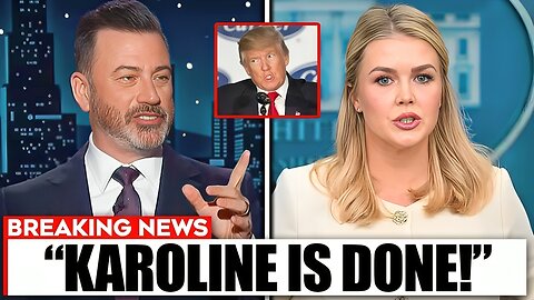 Karoline Leavitt GOES NUTS After Jimmy Kimmel Exposed Trump's SHOCKING Secrets On LIVE TV