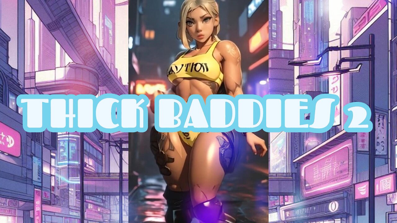 Sexy Big butt AI Vixens in the Hood | Animated Street Shoot 3D