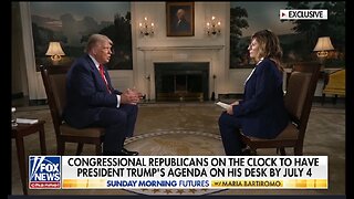 TRUMP SITS DOWN FOR AN INTERVIEW WITH MARIA
