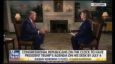 TRUMP SITS DOWN FOR AN INTERVIEW WITH MARIA