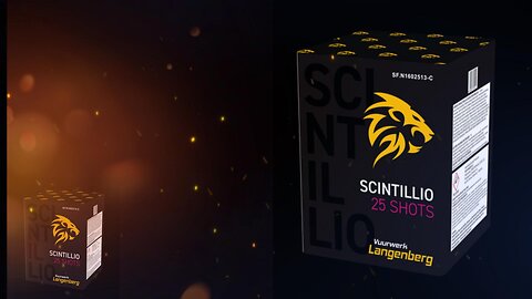 Scintillio - 25 Schots - Vuurwerk Cake