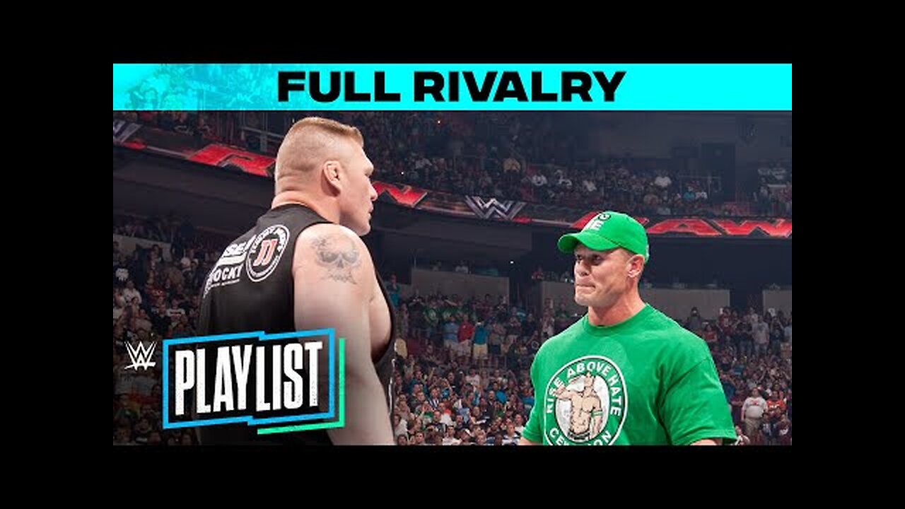 Brock Lesnar vs. John Cena rivalry history： WWE Playlist
