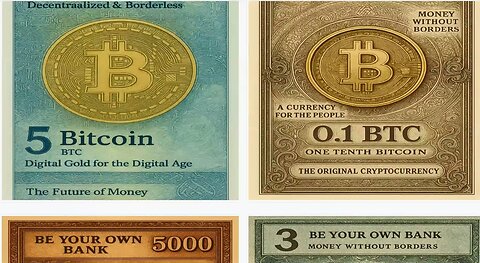 Physical Bitcoin Printable cryptocurrency Bills Banknote BTC Paper Money