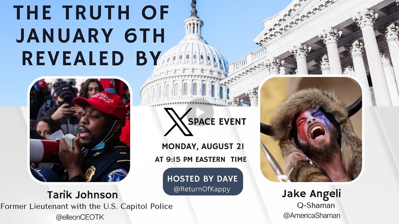 X Spaces - Tarik Johnson & Jacob Angeli discuss the truth of January 6!