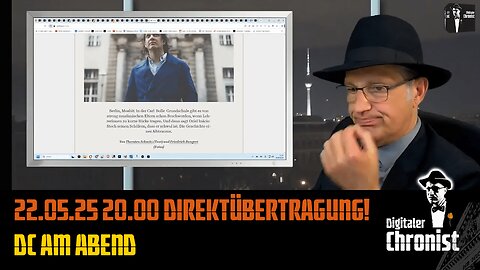 22.05.25 20.00 Direktübertragung! DC am Abend