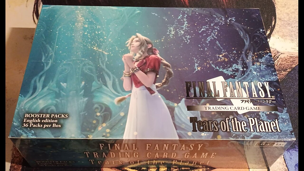 Final Fantasy TCG Tears of The Planet Booster Box Opening #1