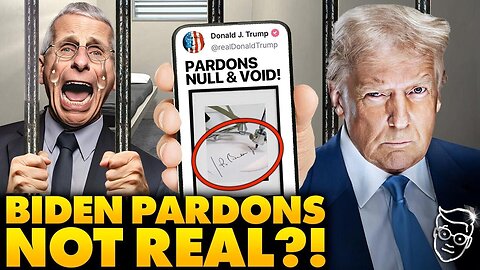 🚨DC In PANIC: Trump Declares Biden Pardons VOID, Will Prosecute Dr. Fauci & J6 Committee Criminals.