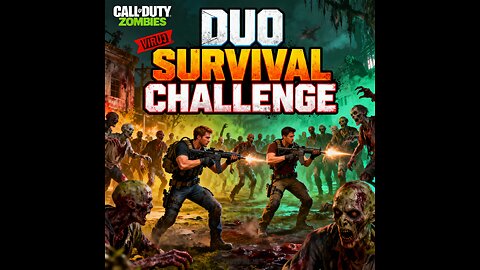 Day 1 COD Challange Zombies Mode Madness! Only 2 vs Waves
