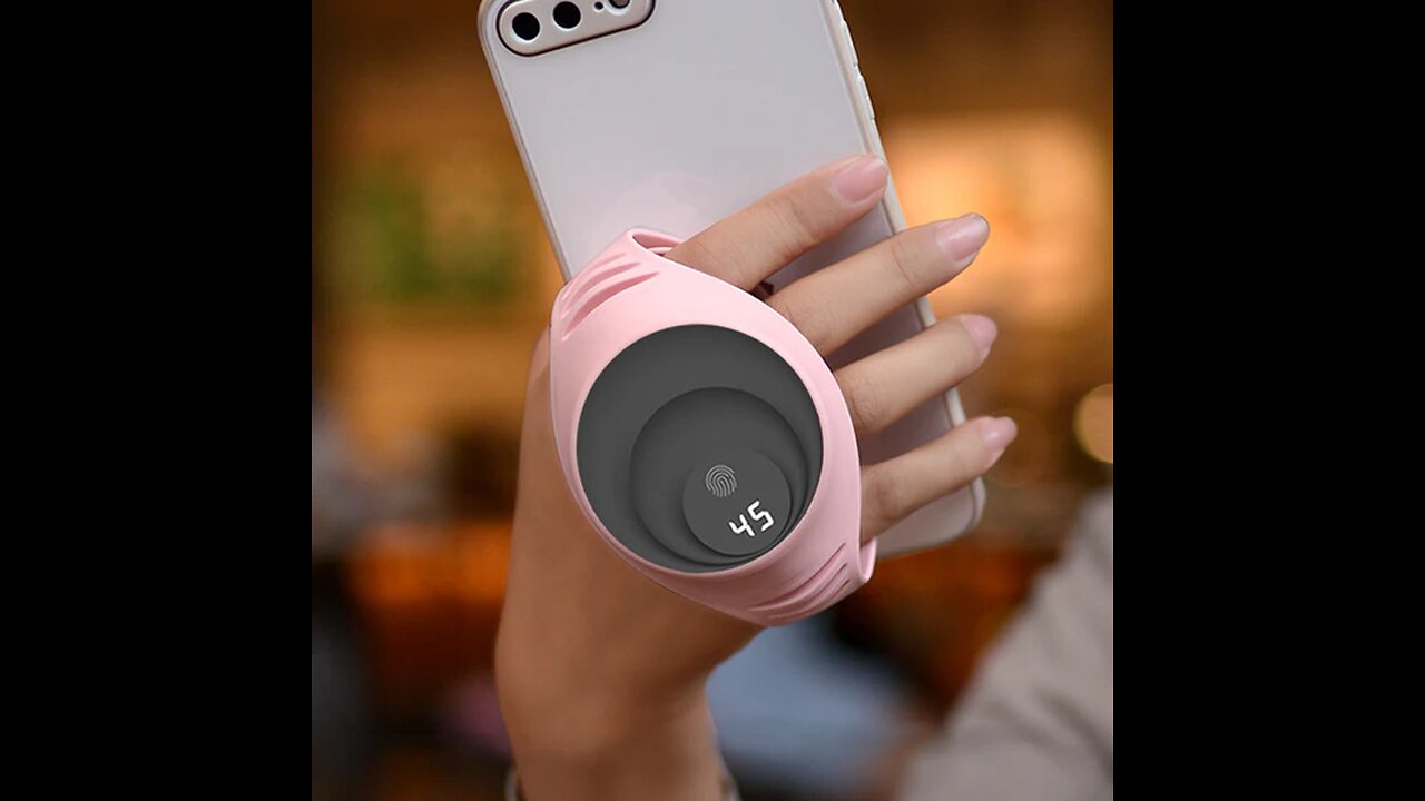 Portable Mini Bracelet Electric Hand Warmer, with 3 Levels Heating, for Outdoors, Pain Relief & More