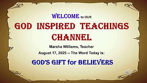 God's Gift for Believers