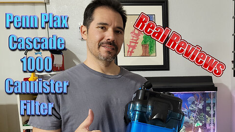 Penn Plax Cascade 1000 Cannister Filter Unboxing and Real Review