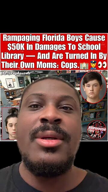 2 Deltona boys arrested for $50K vandalism at school library #DeltonaFlorida #kids #library #japd