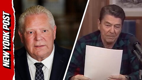 Ontario Premier defends use of anti-tariff Reagan ad