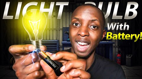 How To Light A Bulb With A Household Battery Easy!
