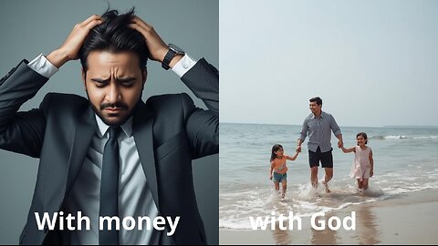 Money may fill your hands, but only God can fill your heart.