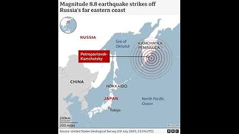 ALERT: HUGE TSUNMI WARNING CAUSED BY 8.8 QUAKE