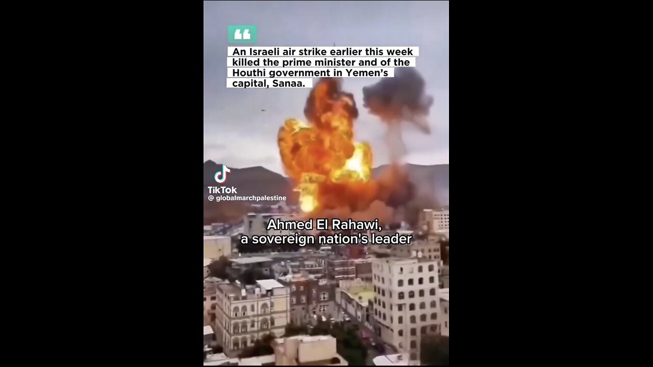 The Strike that killed the prime minister of Yemen