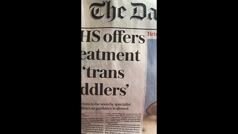 The Times newspaper 15/05/2025 NHS transgender children