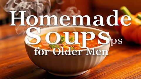 Best Homemade Soups for Older Men | Easy & Nutritious Recipes