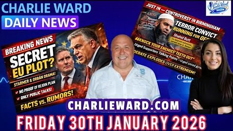 DAILY NEWS WITH CHARLIE WARD & DREW DEMI FRI 30TH JANUARY 2026