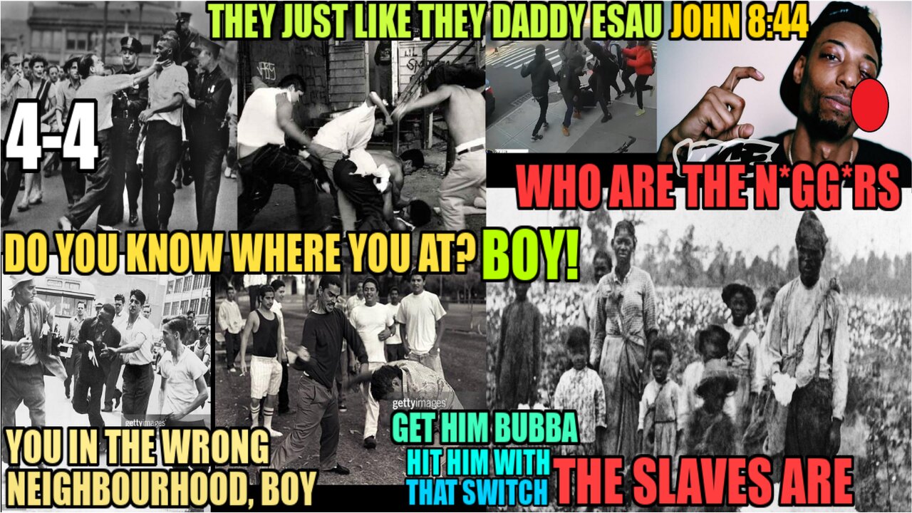 Difference Between N*gg*rs & Blk Ppl, They Father Is An Amorite=Edom, They Mother Hittite=Amalek 4-4