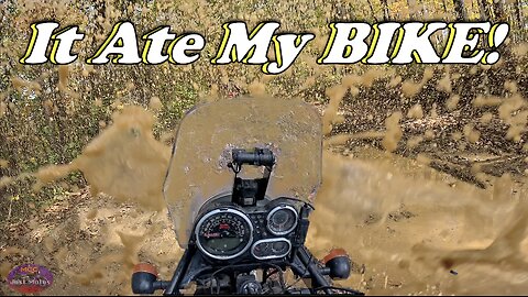 DEEP MUD PIT ATE My Royal Enfield Himalayan! 🤯 GoPro Goes Flying… But I Won the Battle!