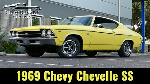 Matching Numbers 1969 Chevelle SS 396 • Muncie 4-Speed • Canadian-Built • Posi • Power Disc Brakes!