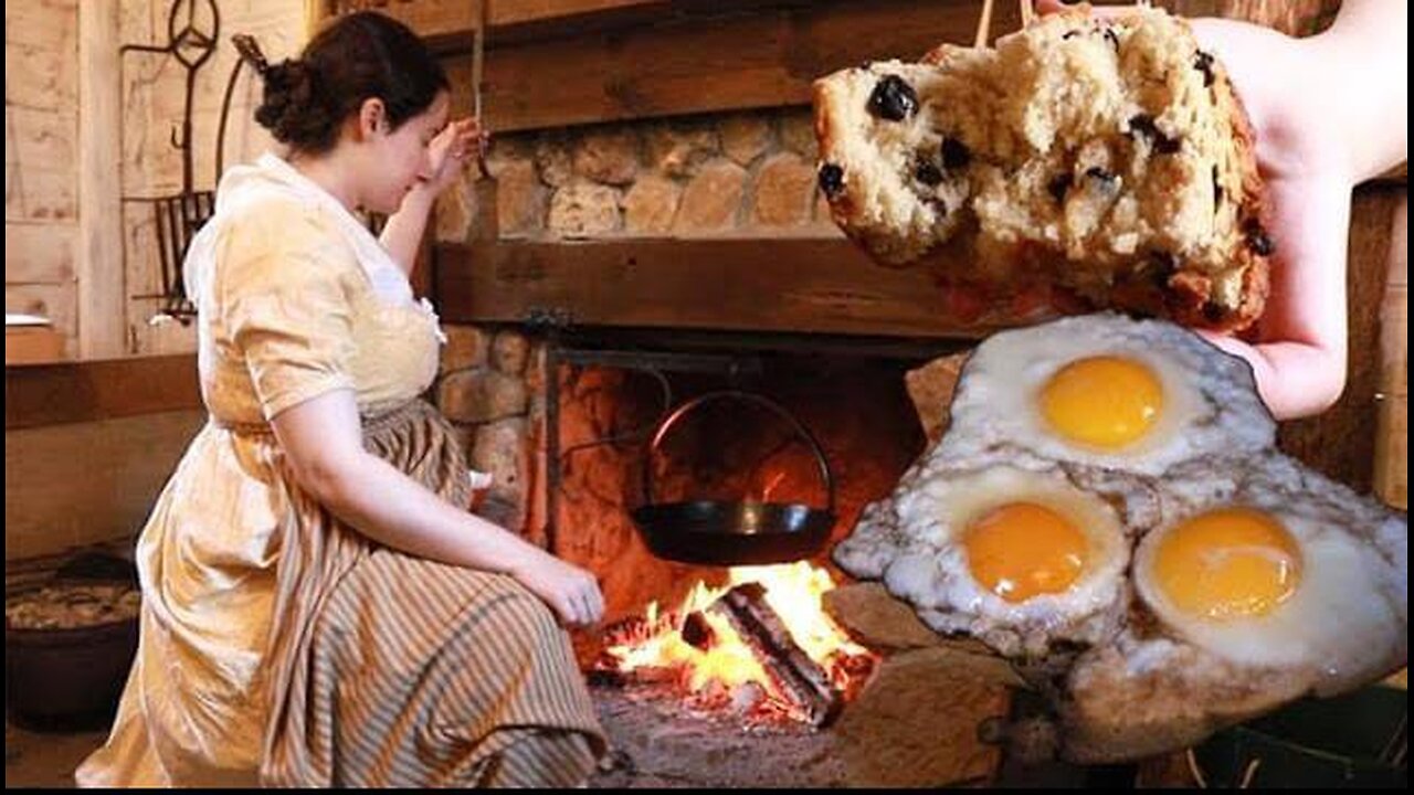 Making Breakfast in the 1820s |Coffee, Cake, Eggs| ASMR