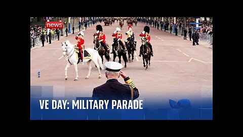 Military parade on 80th anniversary of VE Day