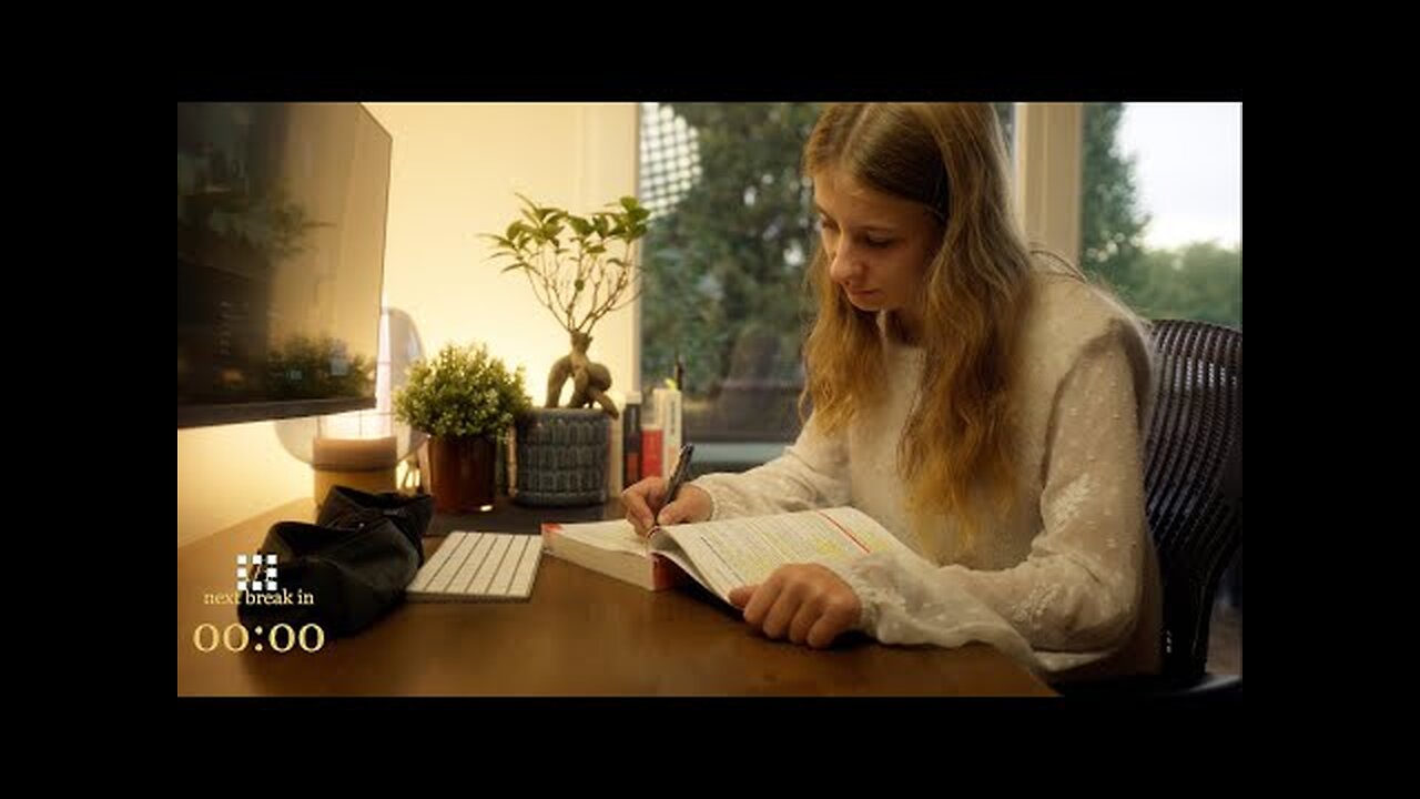 2-HOUR | Study With Me | No break, Deep work, No music