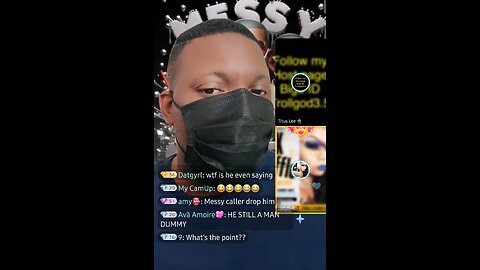 LADY B READS DAREALSUPABIH ON MESSYCALLER LIVE #BIGO
