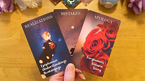 SOMEONE IS THINKING THAT THEY MESSED UP & DON'T KNOW HOW TO APOLOGIZE 💔 (COLLECTIVE LOVE READING)